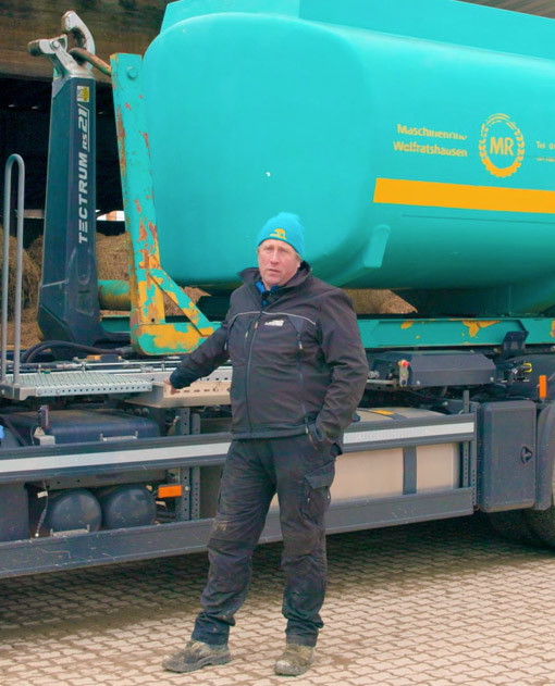 TECTRUM Abrollkipper in der Landwirtschaft
