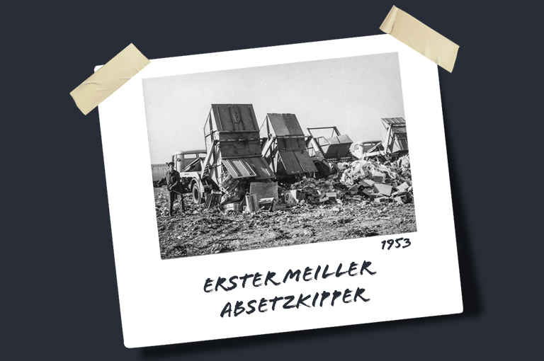 1953: Erster MEILLER Absetzkipper