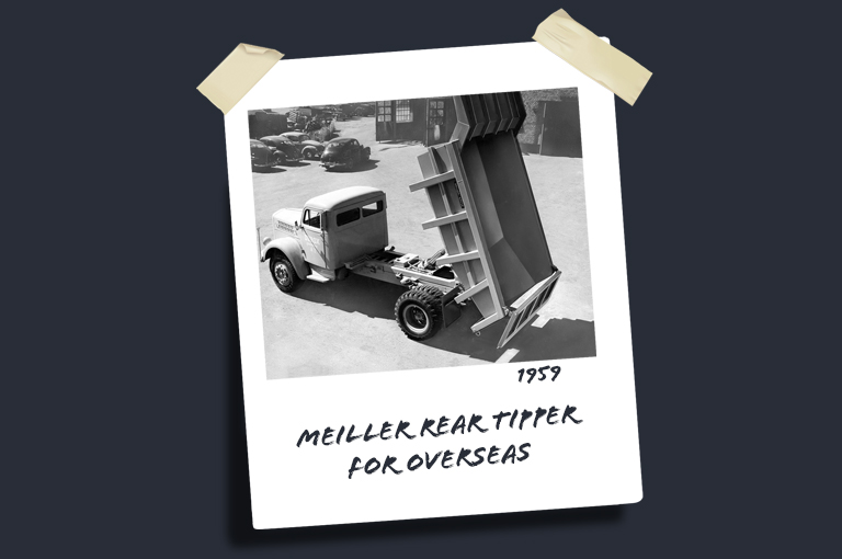 MEILLER rear tipper for overseas