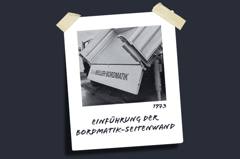 1973: Einführung der Bordmatik Seitenwand