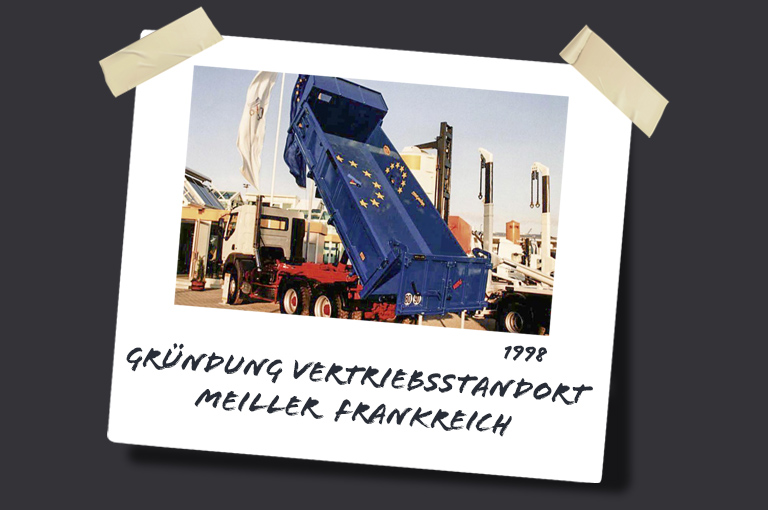 1998: Gründung Vertriebsstandort MEILLER Frankreich