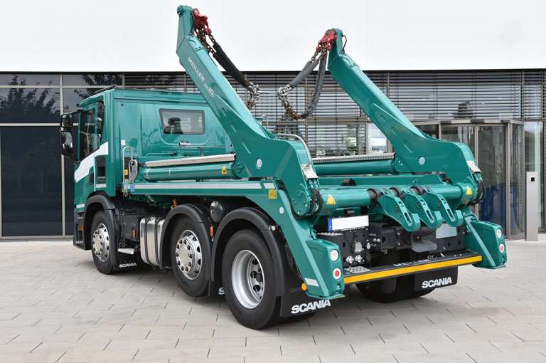 Absetzkipper AK16 auf Scania MEILLER Absetzkipper AK16 auf Scania