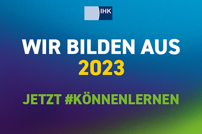 Wir bilden aus 2023