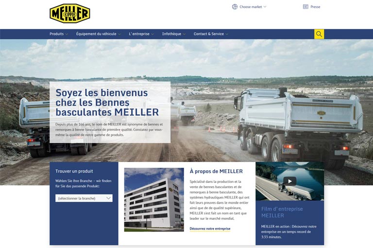 Nouveau site web MEILLER
