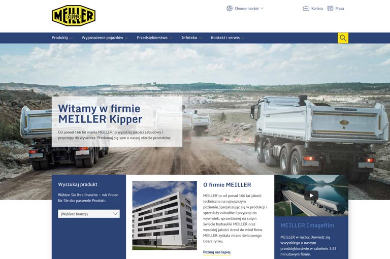 Nowa witryna internetowa MEILLER