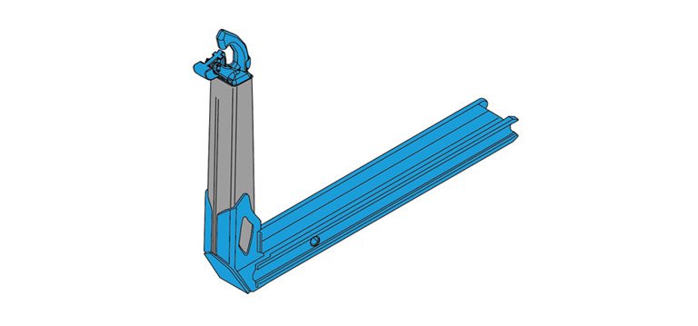 Volquete con caja basculante sobre rodillos brazo extensible normal