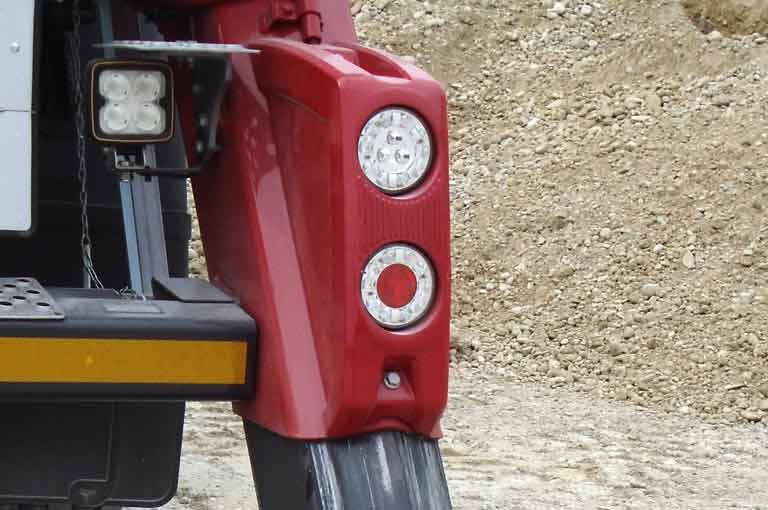 Portacontenedor de cadenas sobre rodillos accesorios LED