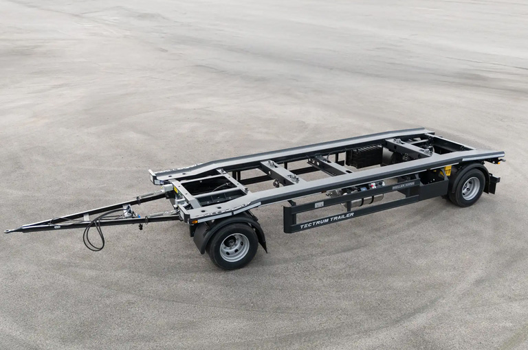 TECTRUM TRAILER Behältertransportanhänger