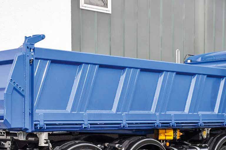 Three-way tipper side walls