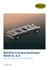 Behältertransportanhänger MG18-ZL 5,4