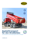 Prospekt Asphalttransport für den Straßenbau