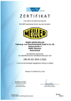 Zertifikat Schweisseignung nach ISO 3834-2:2006
